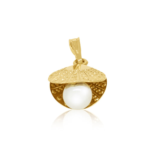 18kt Gold Clam Treasure