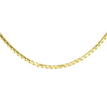 18kt Gold Box Chain 61cms (24") Long - 1.1mm Thick