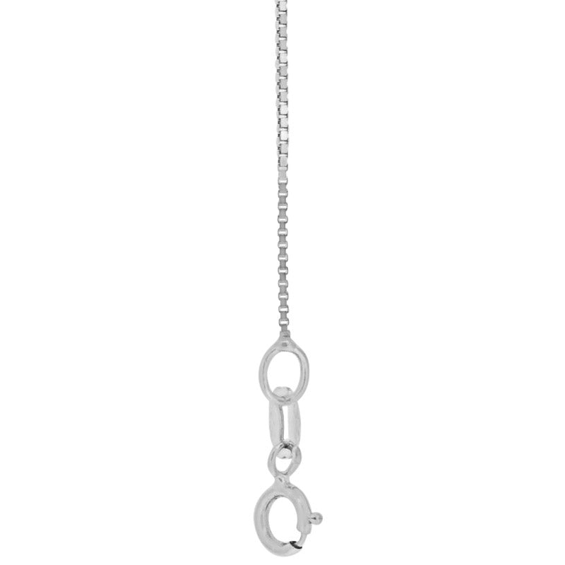 Silver Box Chain 41cms (16") Long - 0.85mm Thick