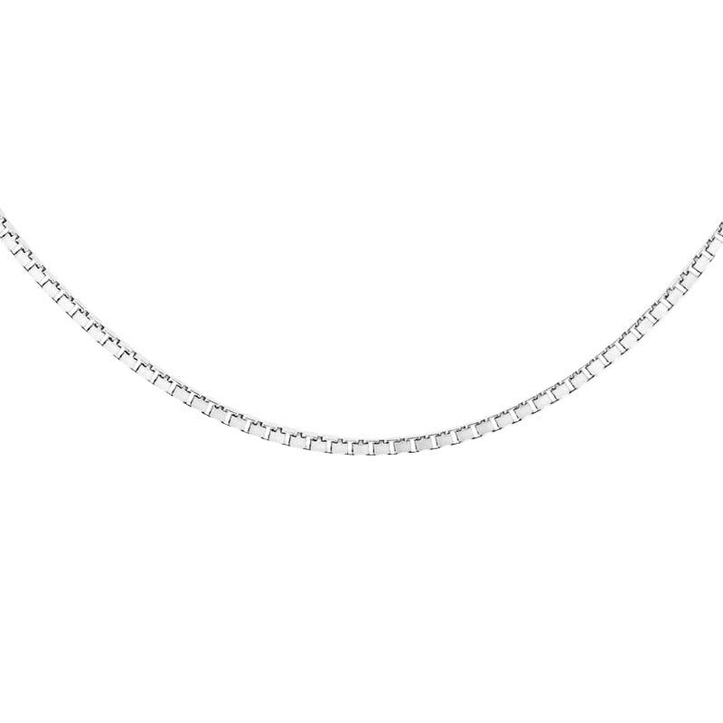 Silver Box Chain 51cms (20") Long - 0.85mm Thick