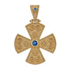 Byzantine Solitaire Gold Cross
