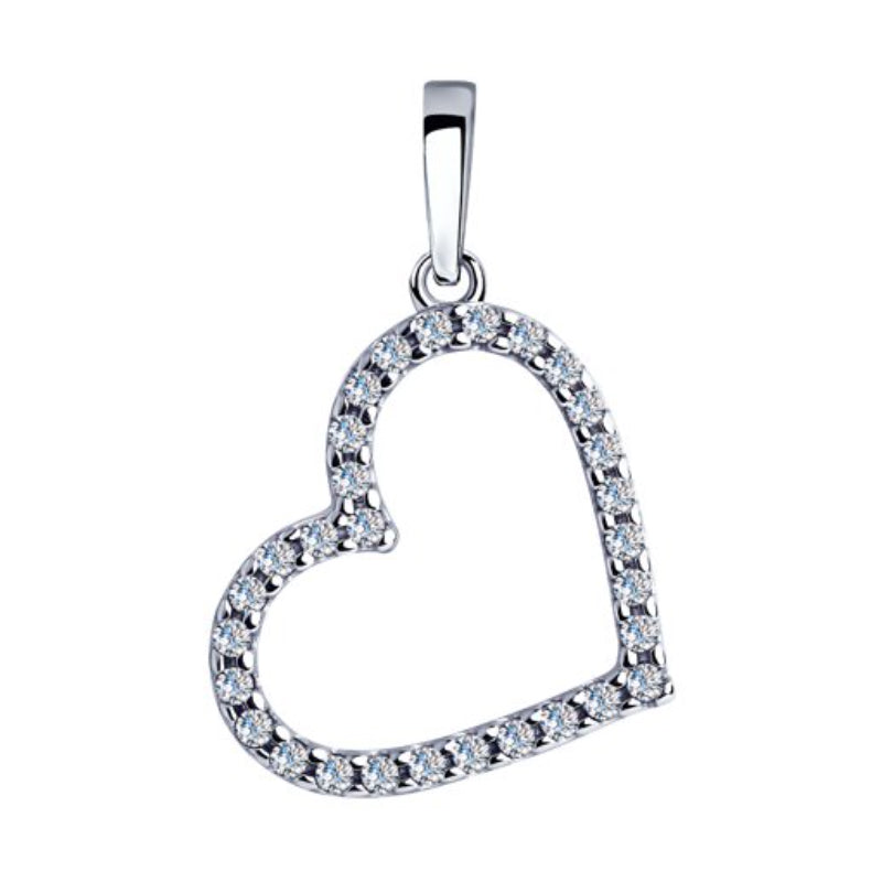 Silver Amore Heart
