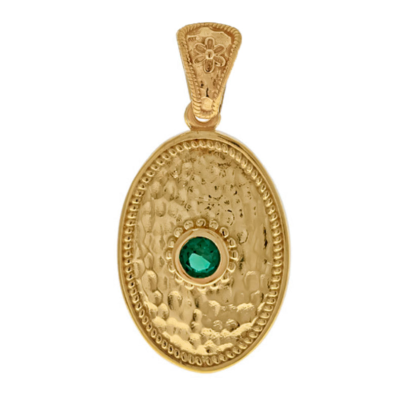 Byzantine Solitaire Gold Shield