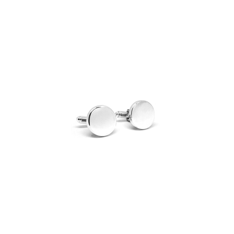 Plain Circle Cufflinks - Ray's Jewellery