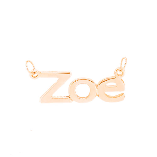Reference Sans Serif Rose Gold Plated - Ray's Jewellery