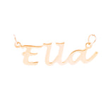 Lucida Handwriting Rose Gold Plated - Ray's Jewellery