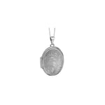 Silver Oval Pendant Lockets - Ray's Jewellery