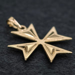 Gold Grove Maltese Cross - Ray's Jewellery