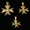 Gold Modish Maltese Cross - Ray's Jewellery