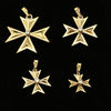 Gold Zirconiaaro Maltese Cross - Ray's Jewellery