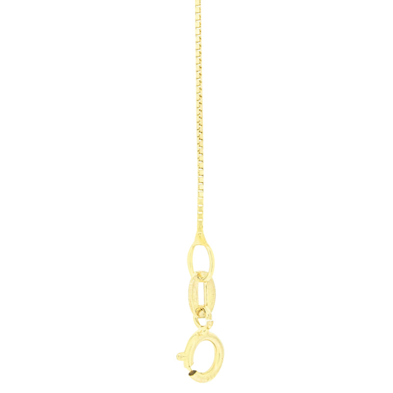 18kt Gold Box Chain 41cms (16") Long - 0.55mm Thick