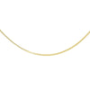 18kt Gold Box Chain 41cms (16") Long - 0.5mm Thick