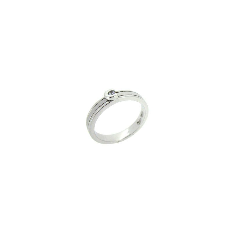Matte Solitaire Ring - Ray's Jewellery